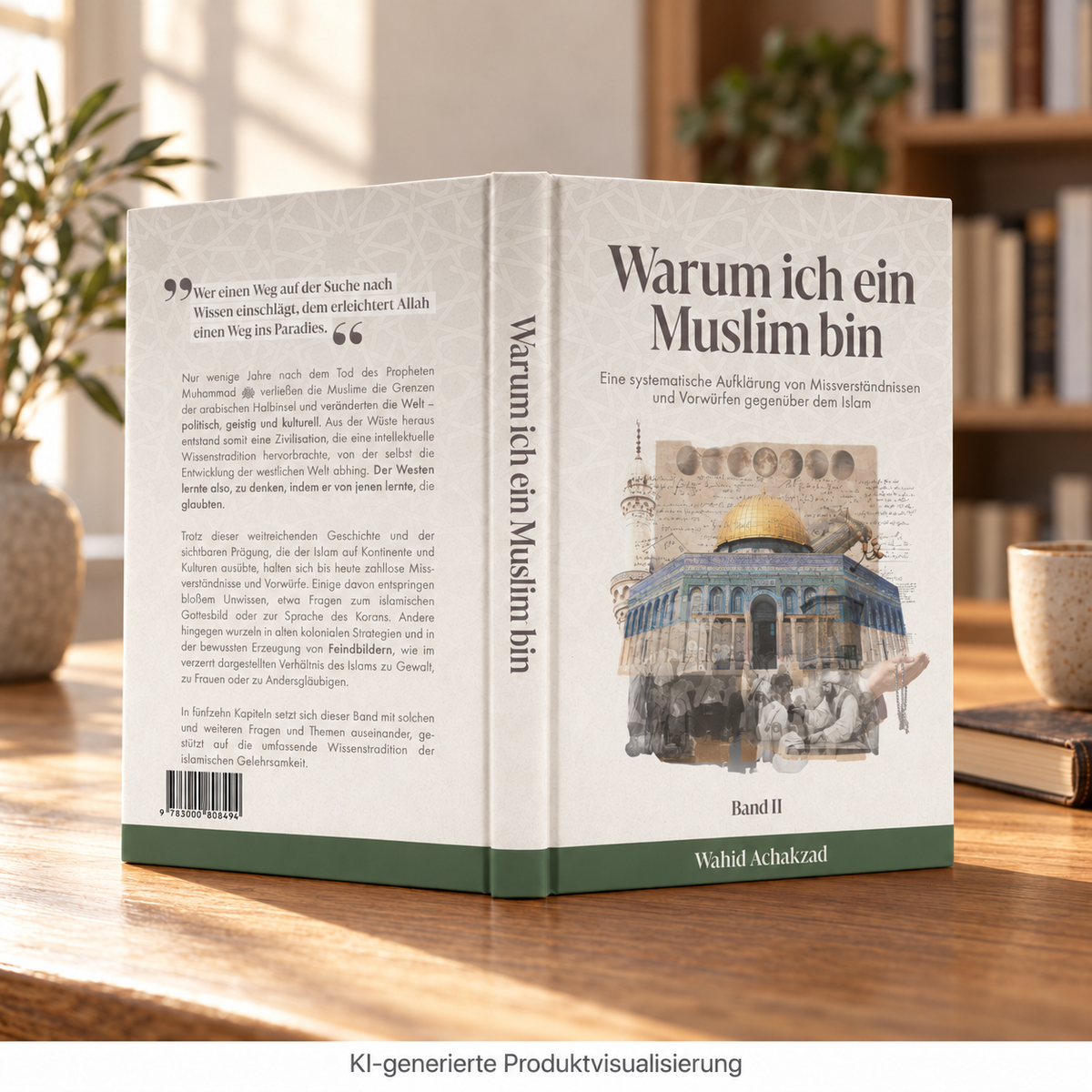 Cover von „Warum ich ein Muslim bin“ von Wahid Achakzad, 454 Seiten