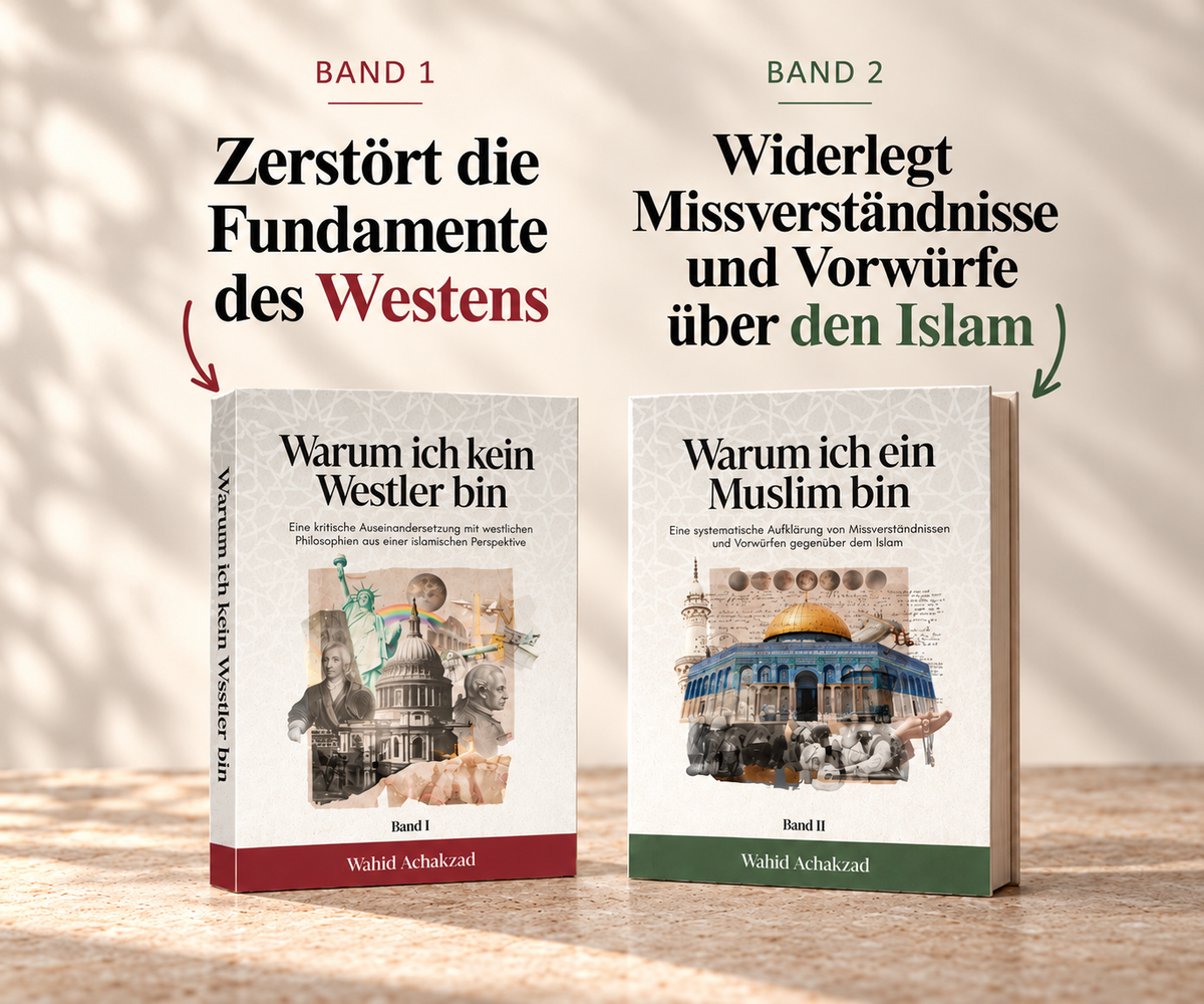 Beide Bände der Buchreihe über Islam und westliches Denken von Wahid Achakzad